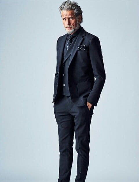 1piu1uguale3 RIB JK SETUP AKMwjk 3ピーススーツ