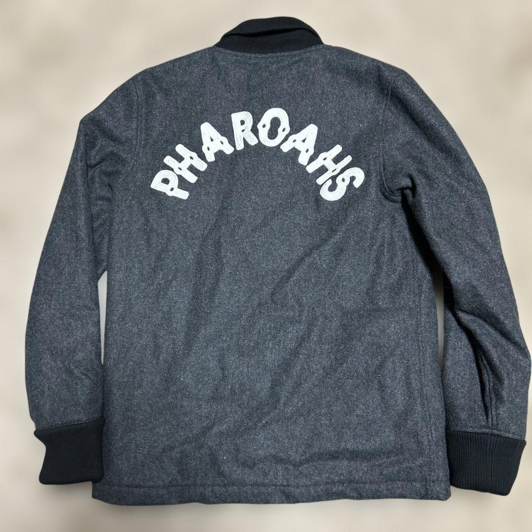 サイクルワークスファラオジャケットLスタジャンアメカジロカビリー クリームソーダ