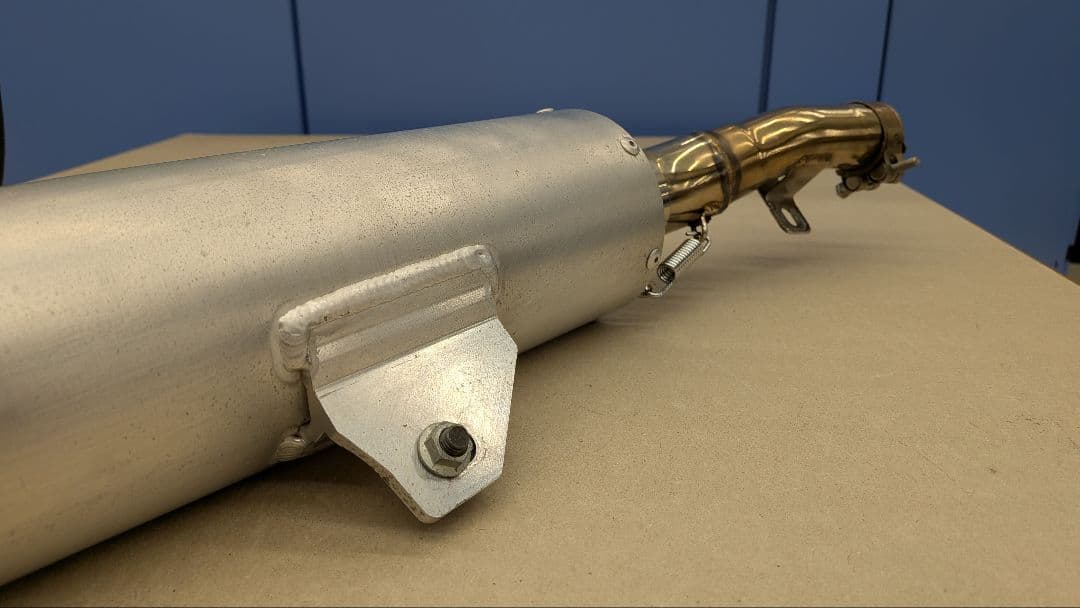 セロー250　トリッカー　XT デルタマフラー　バレル4 エキパイ