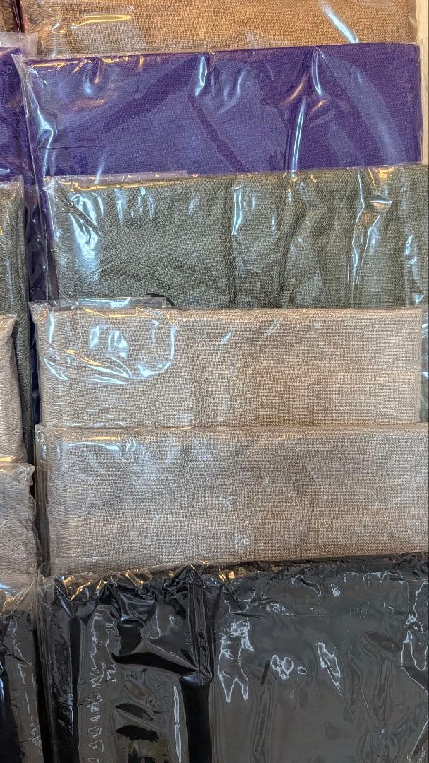 ネパール直輸入・カシミヤ100% ストール 22枚セット（11色×各2枚）