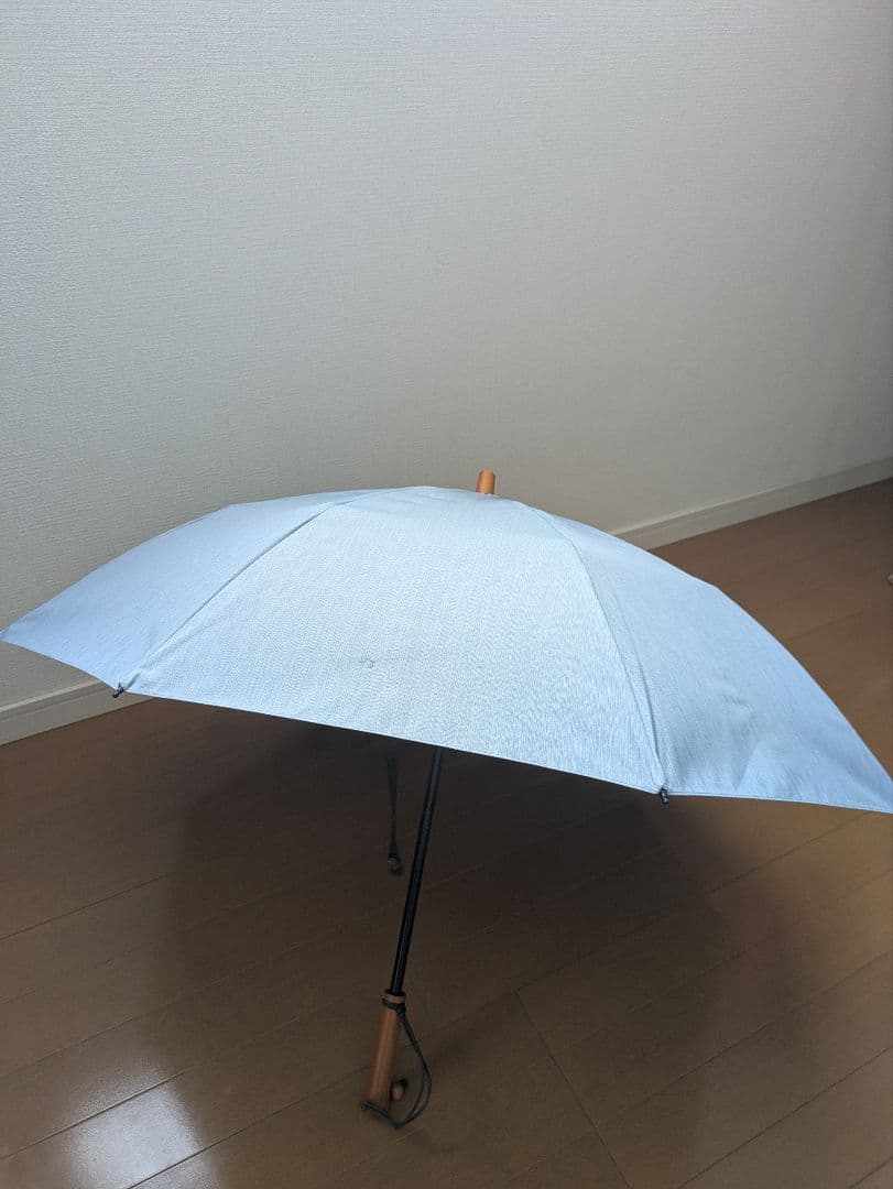 サンバリア100 日傘　2 段折り フロストブルー