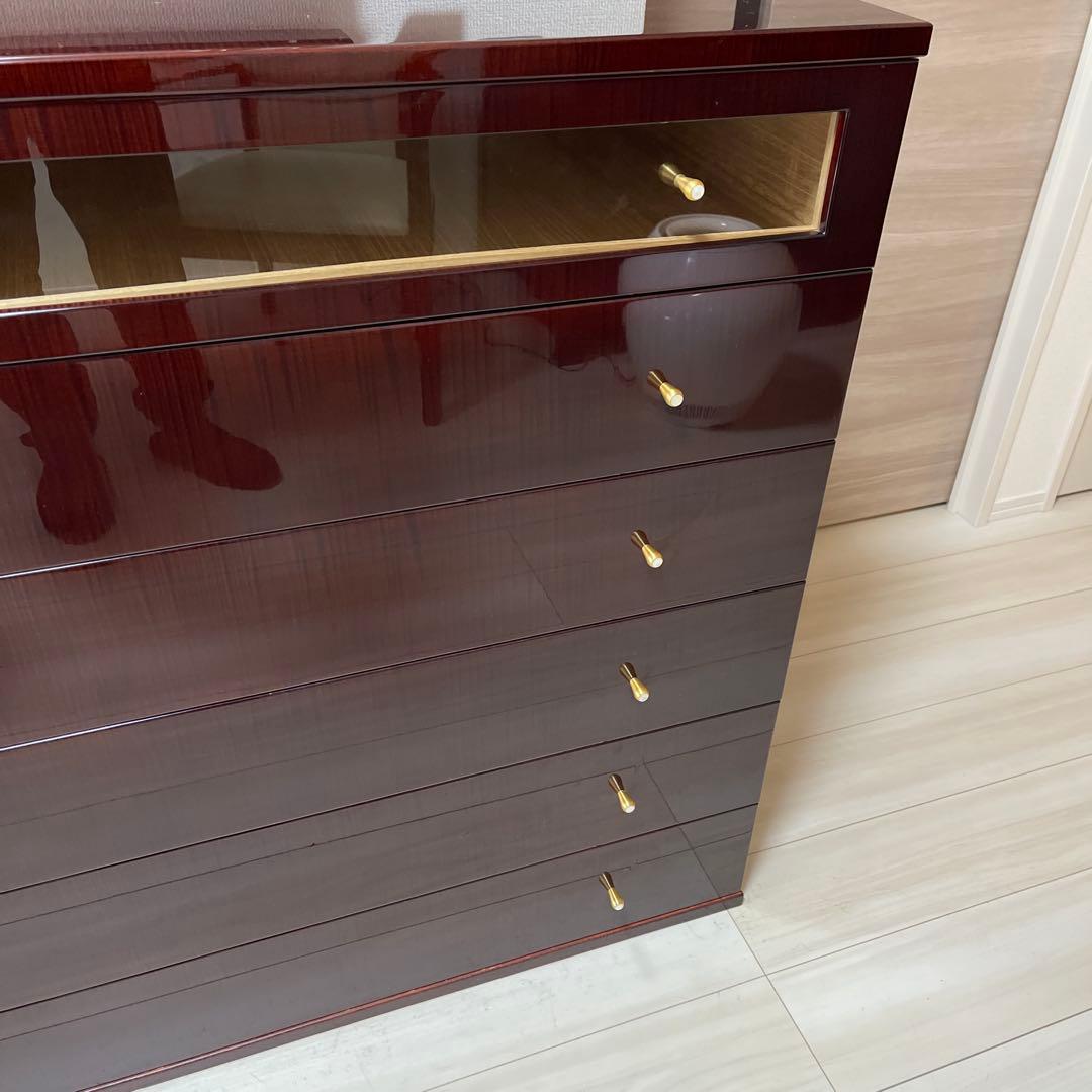 【MATUSOU】 府中家具 松創 ローズウッド 6段 チェスト 美品