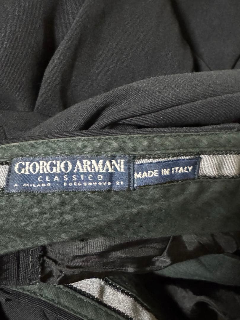 90s GIORGIO ARMANI ビスコース スラックスBORGO 21