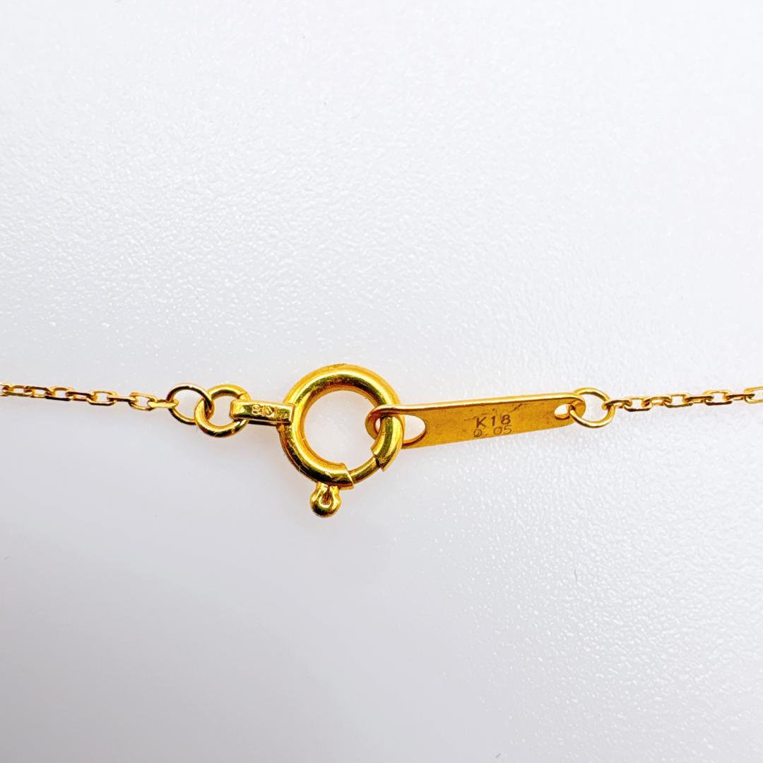 ビ*ジ様 【agete】K18YG 一粒ダイヤモンド0.05ct ネックレス 4