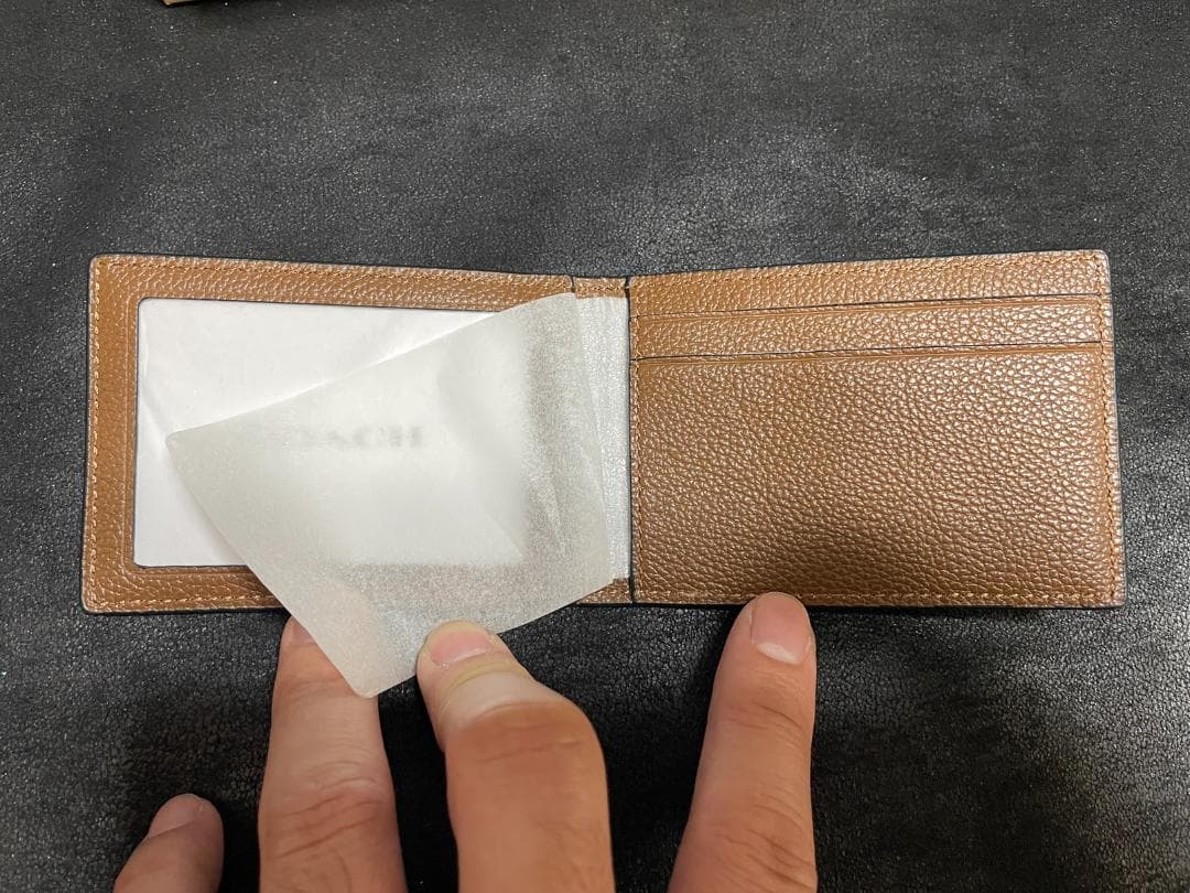 COACH メンズ 二つ折り財布/ キーホルダー ギフト セット 927