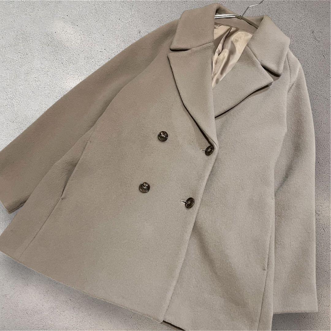 美品✨バビロン MANTECO ウールコート　ミドル丈　チェスター　ピーコート