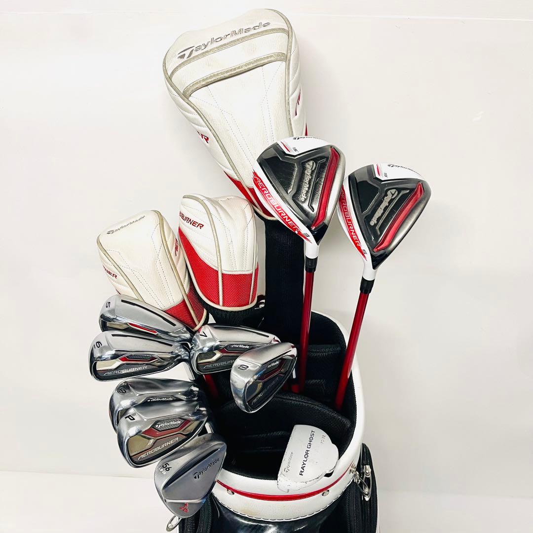 テーラーメイド ゴルフセット エアロバーナー クラブセット ゴルフ一式 カーボン
