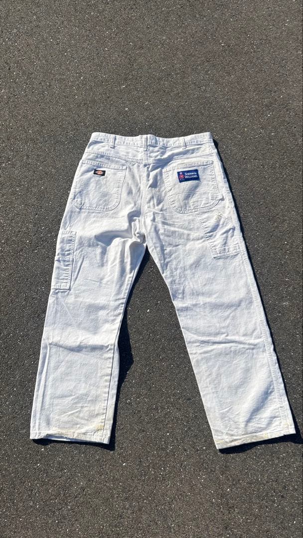 Dickies ペインターパンツ ホワイト W36 古着