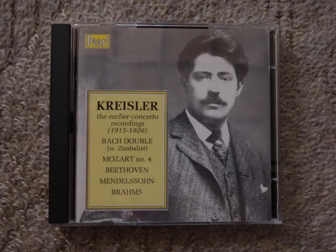 【稀少】pearl 2枚組　クライスラー　協奏曲集　1915-1926