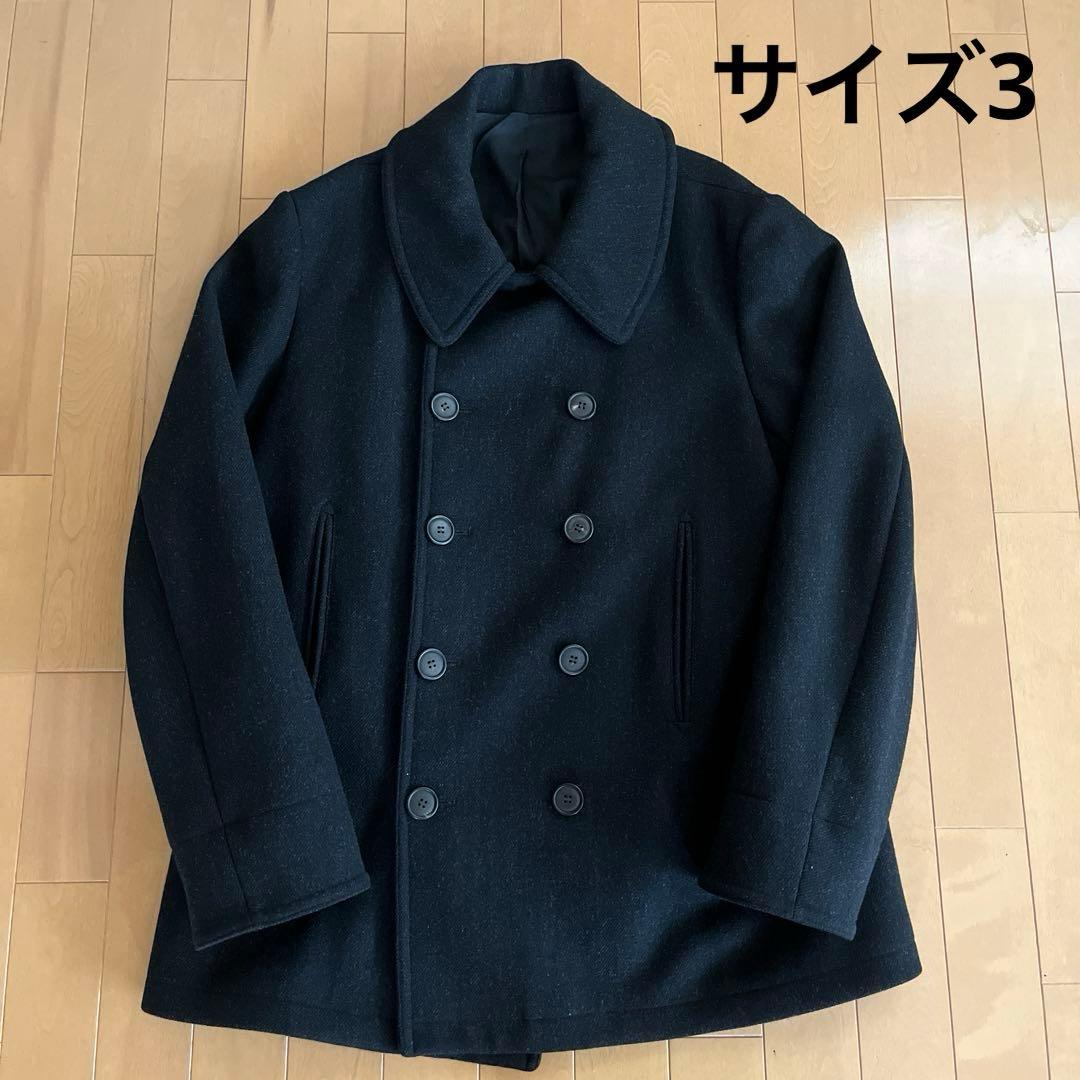 【フランス製】A.P.C アーペーセー メルトン生地　Pコート　L-XLサイズ