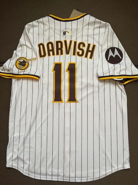 ダルビッシュYu11パドレスLimitedバットマンパッチ付ジャージL
