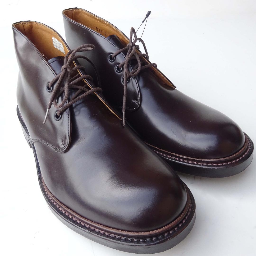 日本製新品廃盤ポロラルフローレン リーガル製 チャッカーブーツ 25.0EEE茶