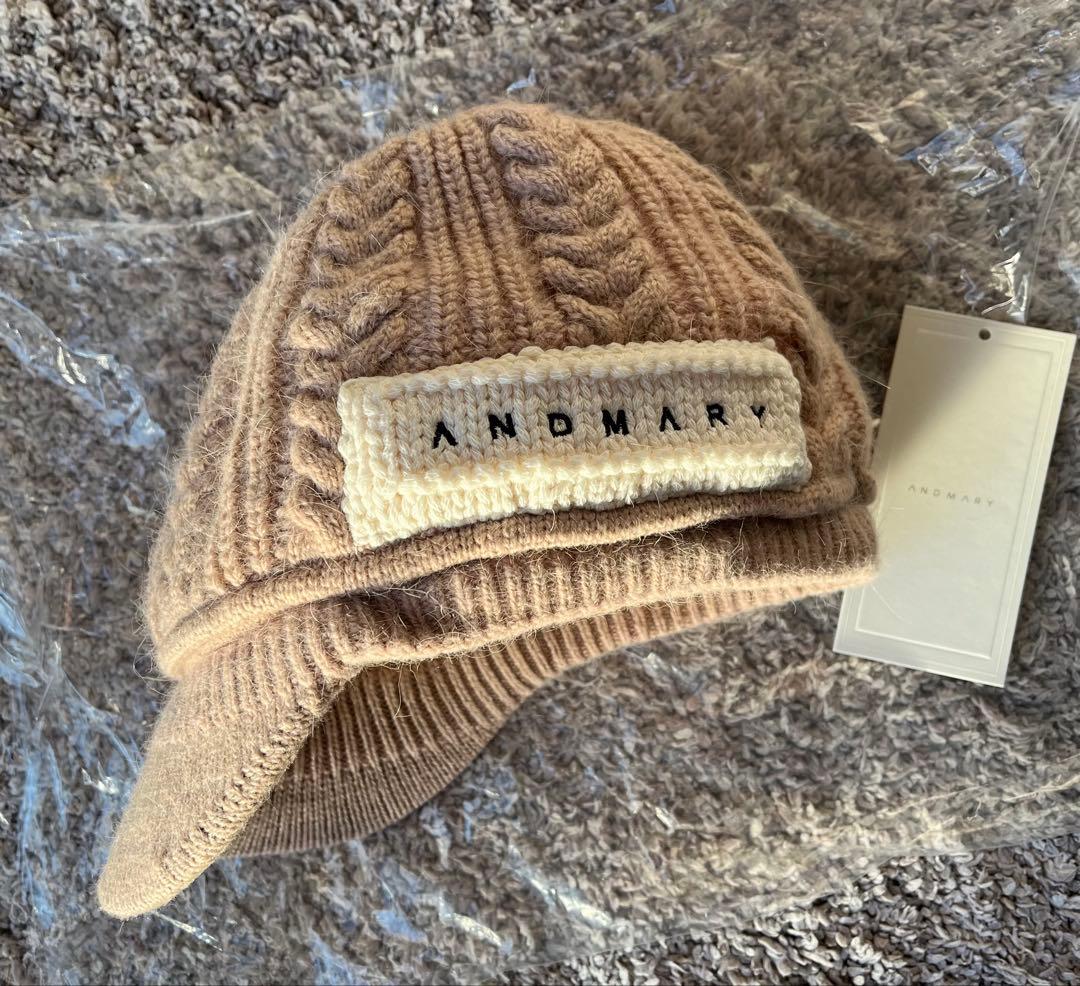 andmary Mary casquette mocha アンドマリー