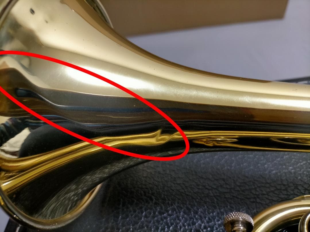 g*a様 【ベル傷あり】マルカート コルネット本体 ゴールドラッカー ケース付き