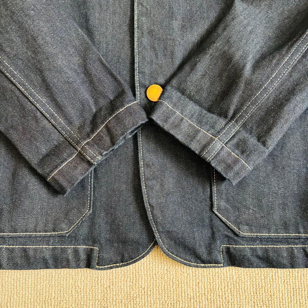 リーバイス　カバーオール　ワークジャケット　濃紺　デニム　超美品　M