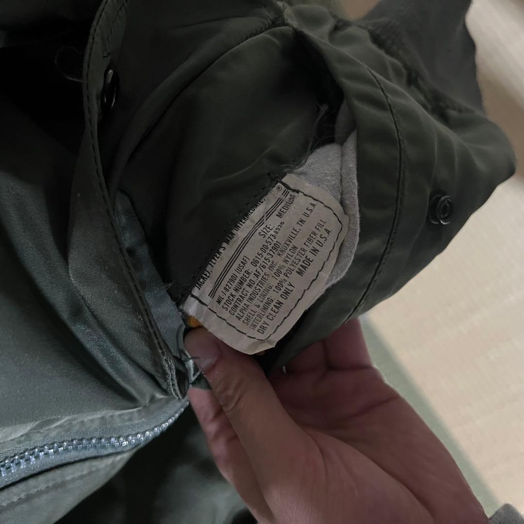 alpha ma1 80s〜90s アルファ　フライトジャケット Mサイズ