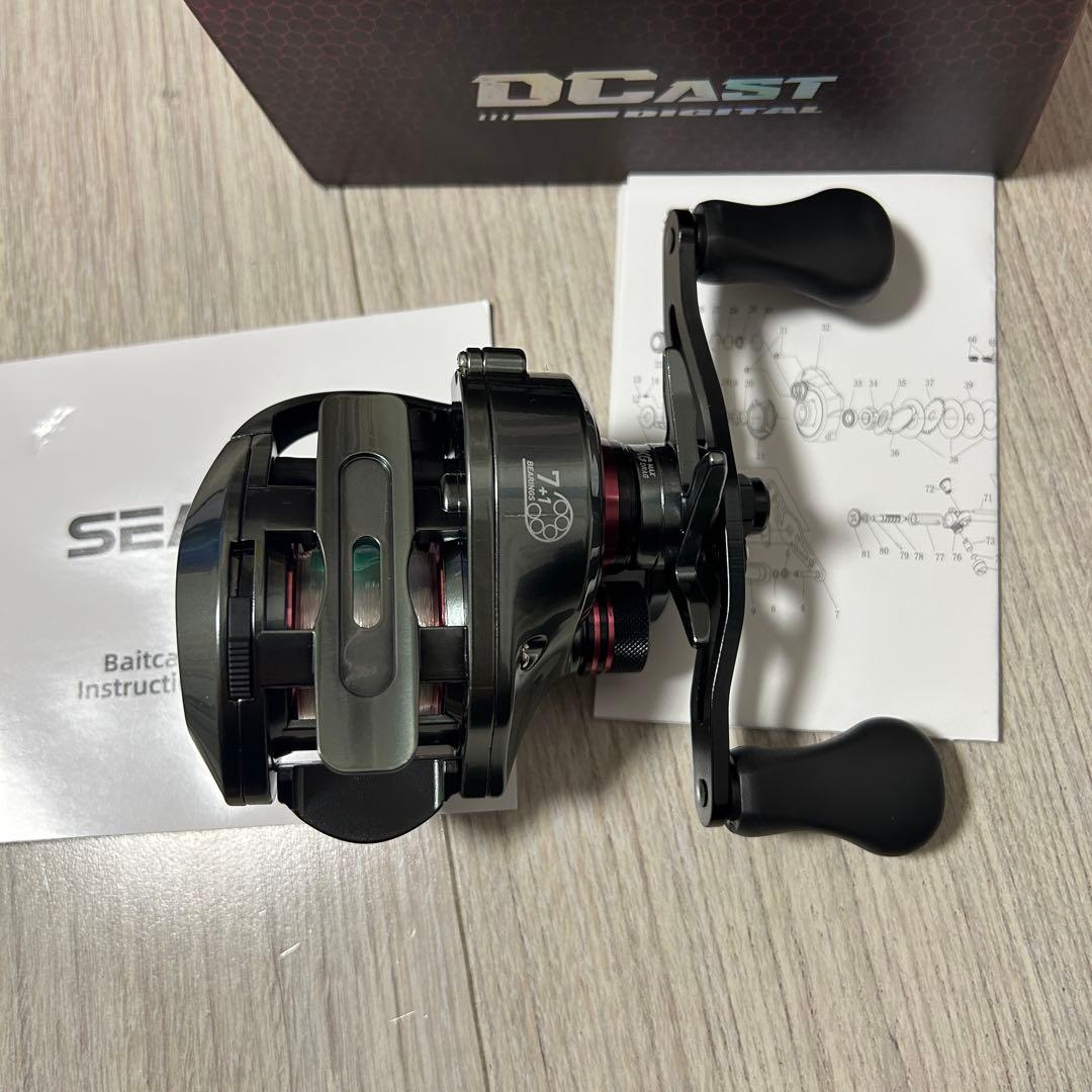 SEASIR DCAST DC HG 7.3:1 右ハンドル 美品 ラインおまけ