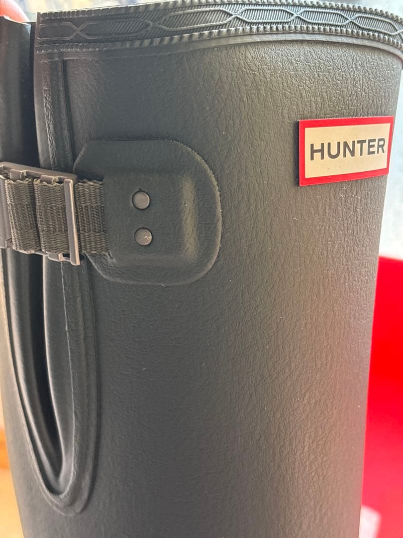 新品未使用 HUNTER バルモラル ロングブーツ UK8 ダークオリーブ