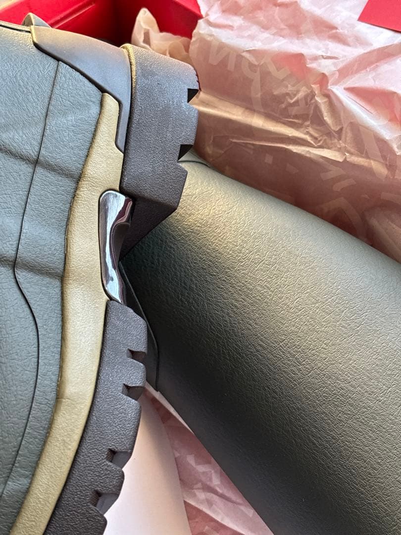 新品未使用 HUNTER バルモラル ロングブーツ UK8 ダークオリーブ