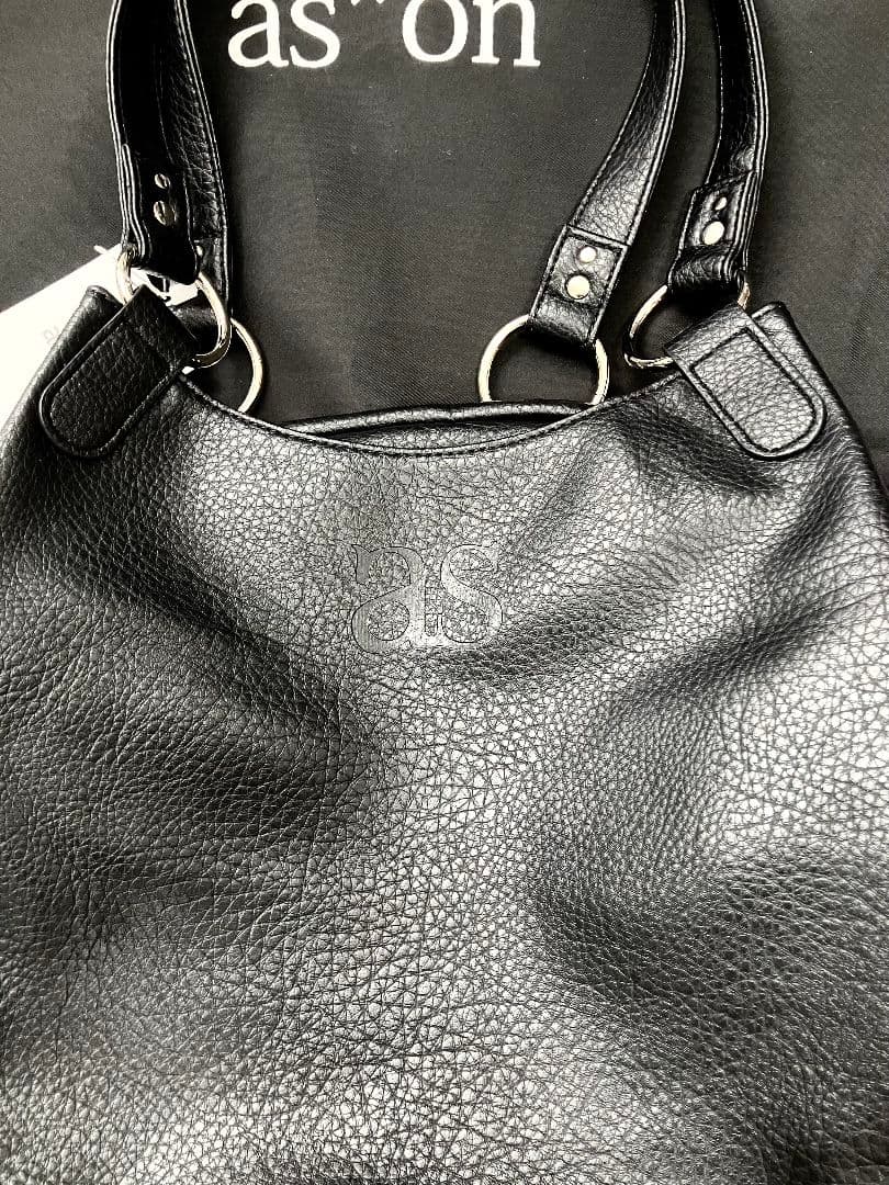 アズオンas\"on ♡BONITA BIG BAG black 黒 韓国 新品