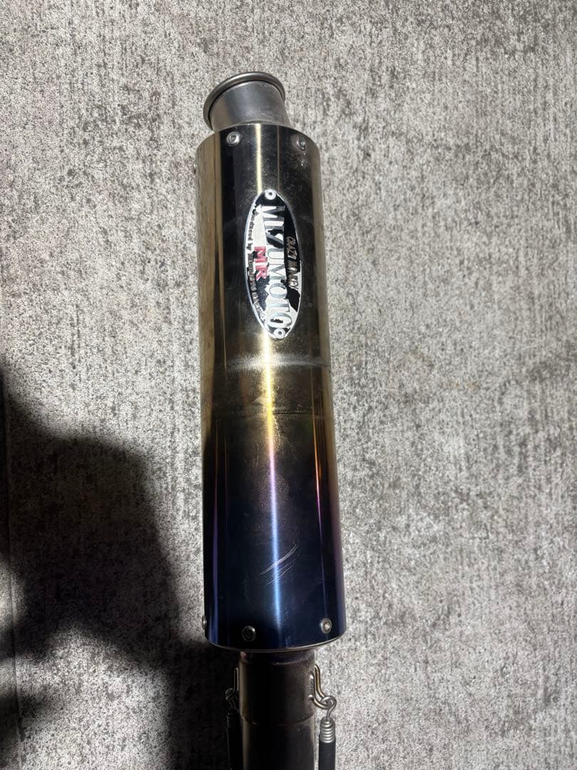 モンキー　Z50j マフラー　チタン　ミズモトレーシング