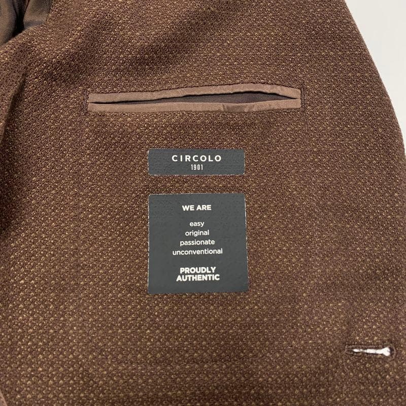CIRCOLO1901 コットンリネン カラミ織り ジャージー ジャケット 48