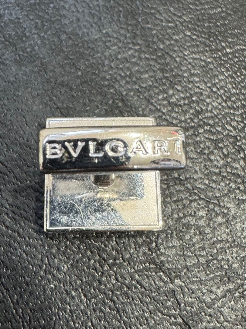 BVLGARI ネイビー カフリンクス