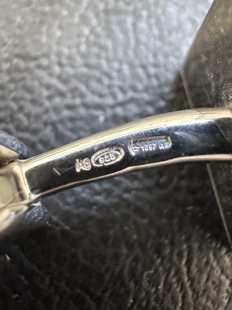 BVLGARI ネイビー カフリンクス