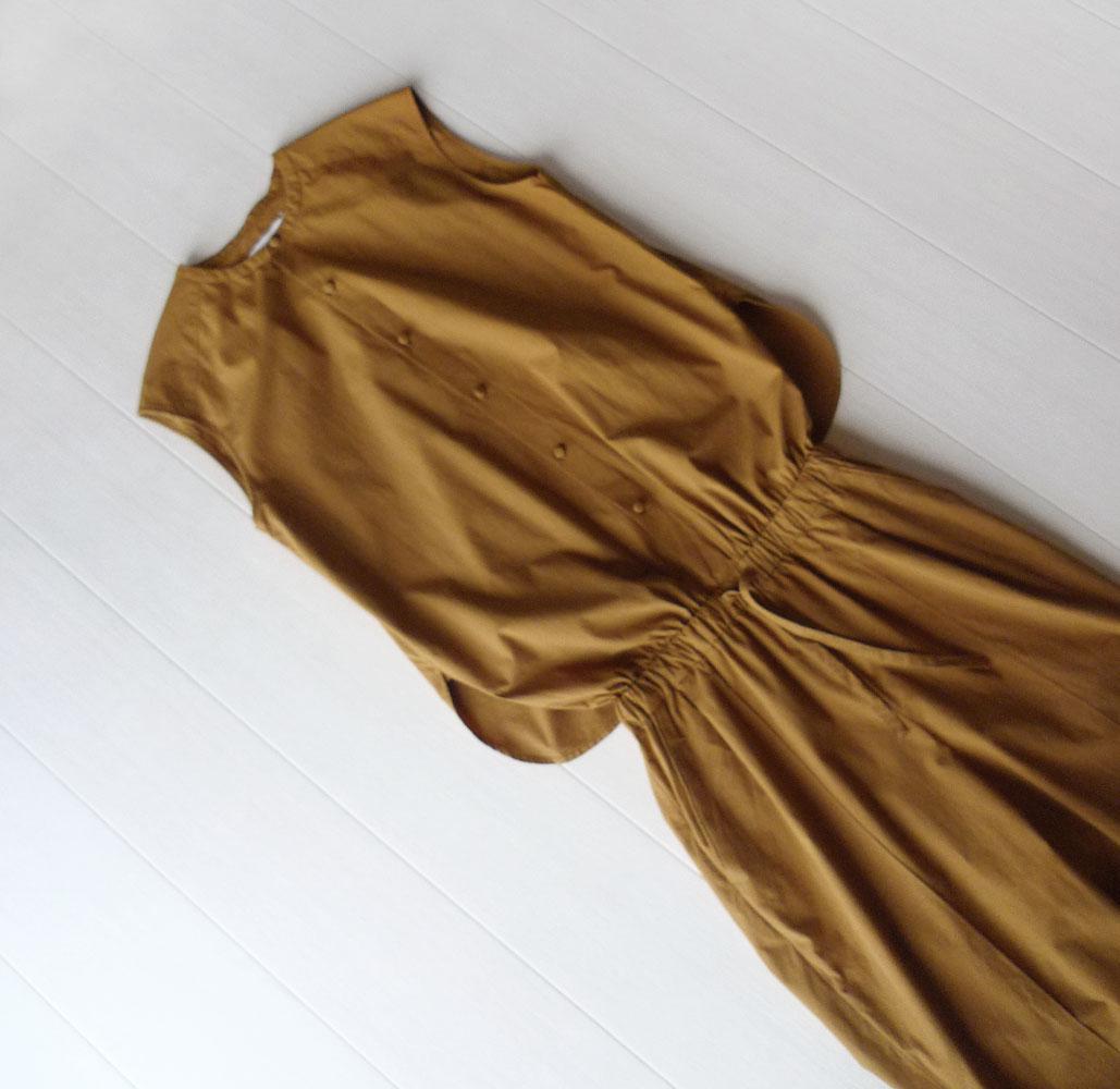 美品【AK+1】3,2万 デミルクスビームス キャメルのオールインワン B561