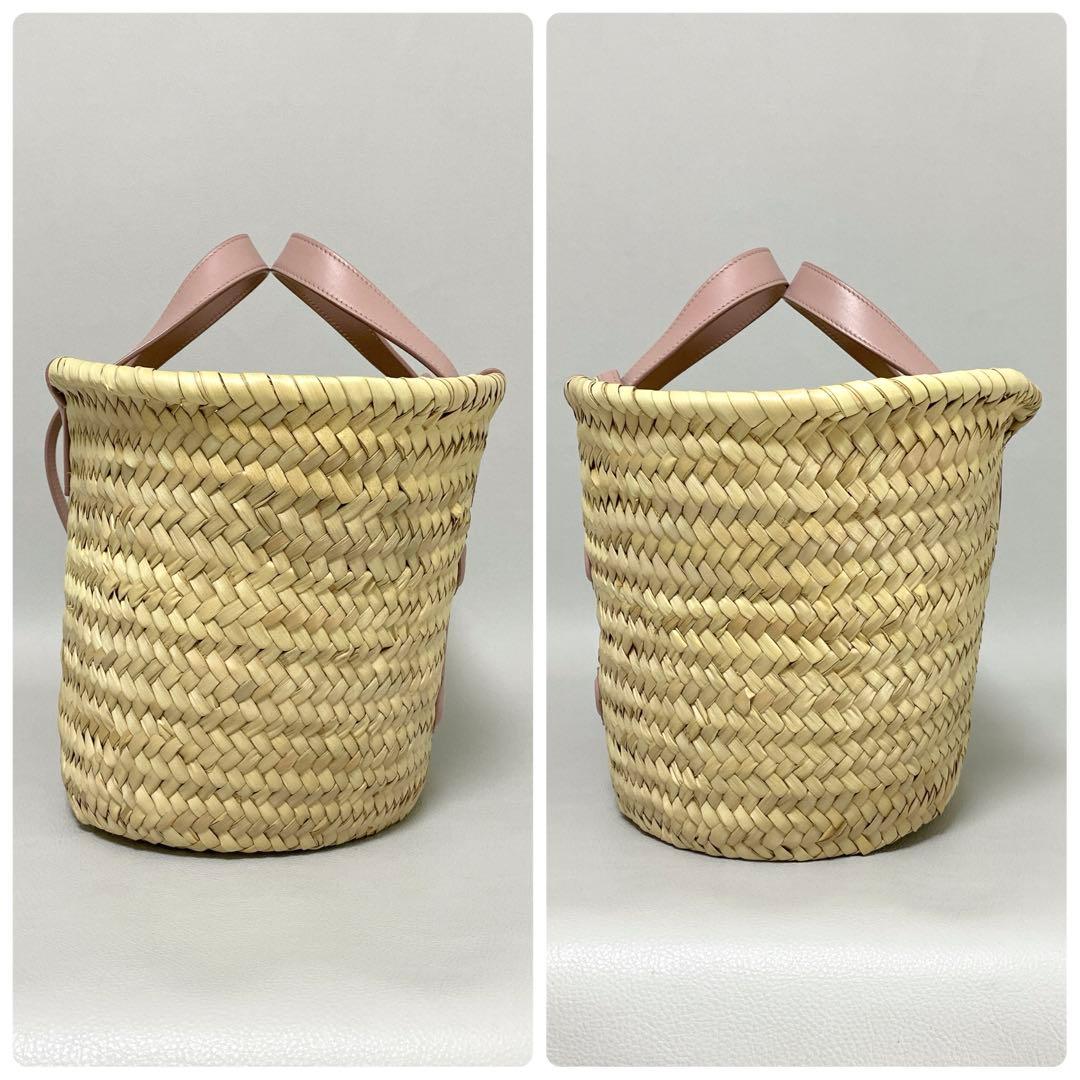 CELINE / ティーントリオンフ クラシックパニエ かごバッグ ピンク