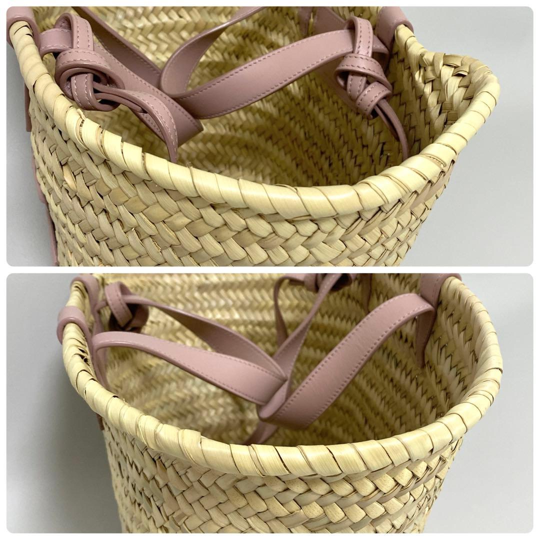 CELINE / ティーントリオンフ クラシックパニエ かごバッグ ピンク