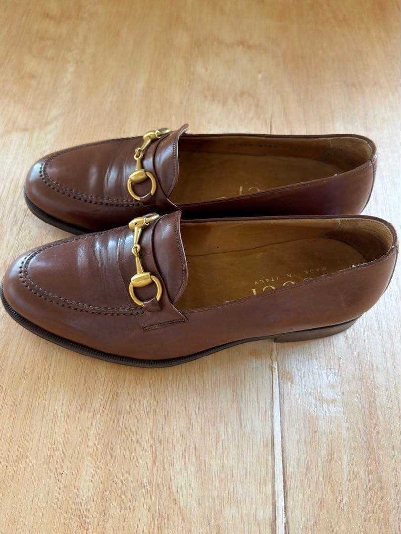Gucci ホースビットローファー ブラウン 39.5