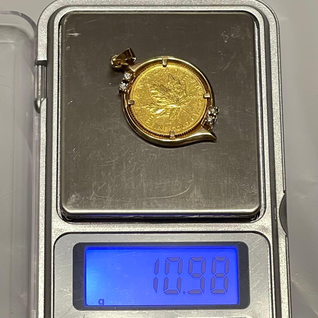 ペンダントトップ チャーム 9999 1/4 oz 24k 18k 金 ゴールド