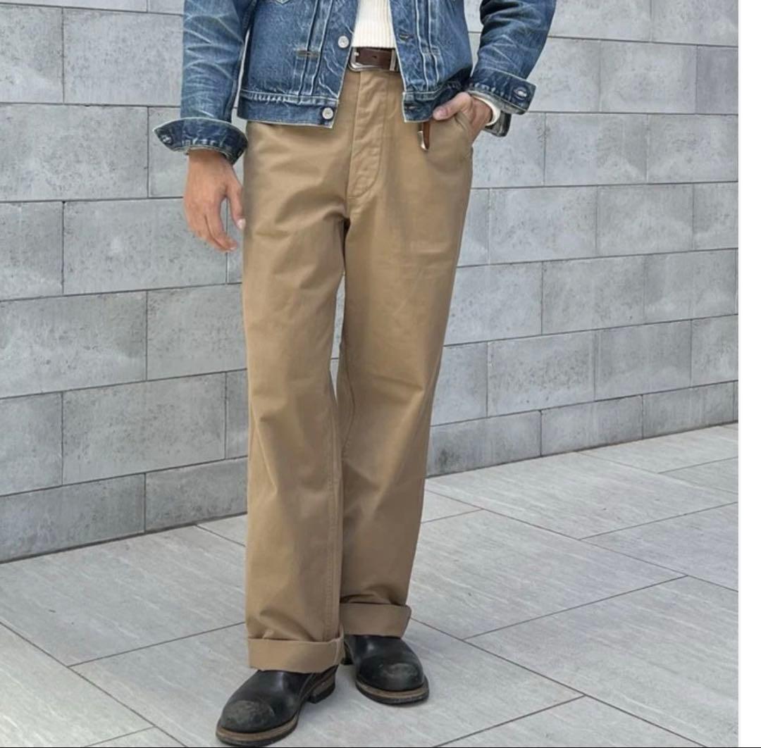 JELADO　41 Khaki Lastresort Chino Cloth M