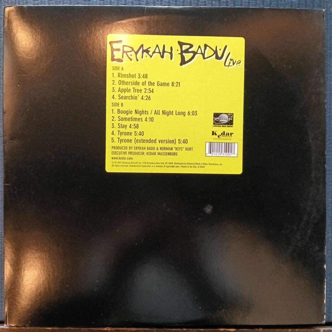 Erykah Badu Live レコード
