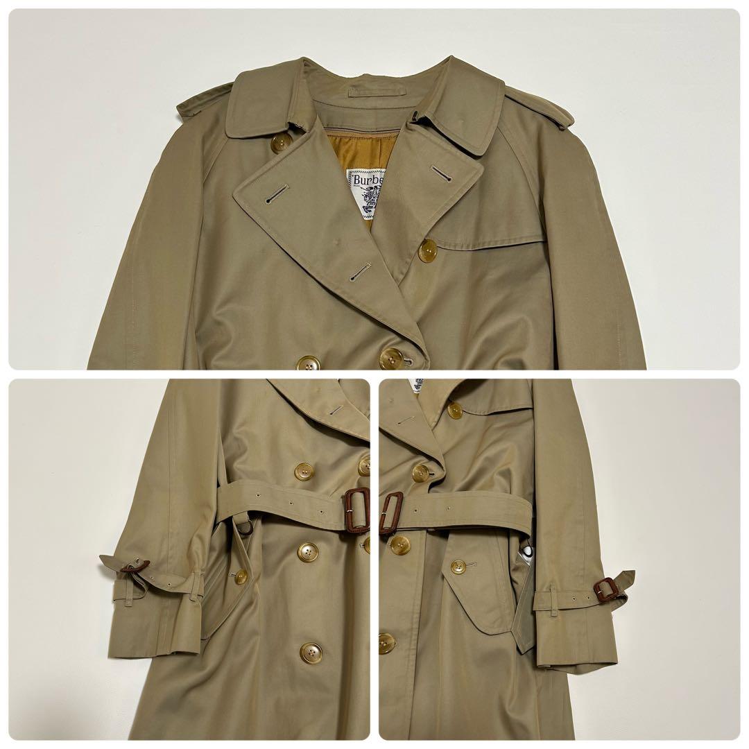バーバリー ダブル トレンチコート ライナー ノバチェック ベルト11