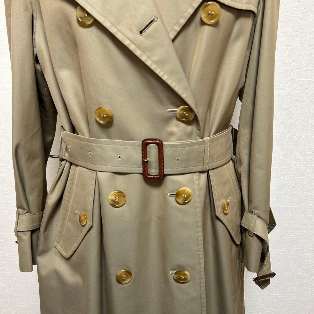 バーバリー ダブル トレンチコート ライナー ノバチェック ベルト11