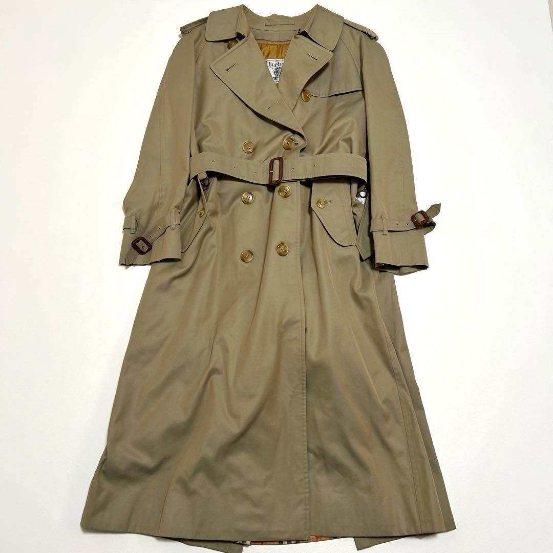 バーバリー ダブル トレンチコート ライナー ノバチェック ベルト11