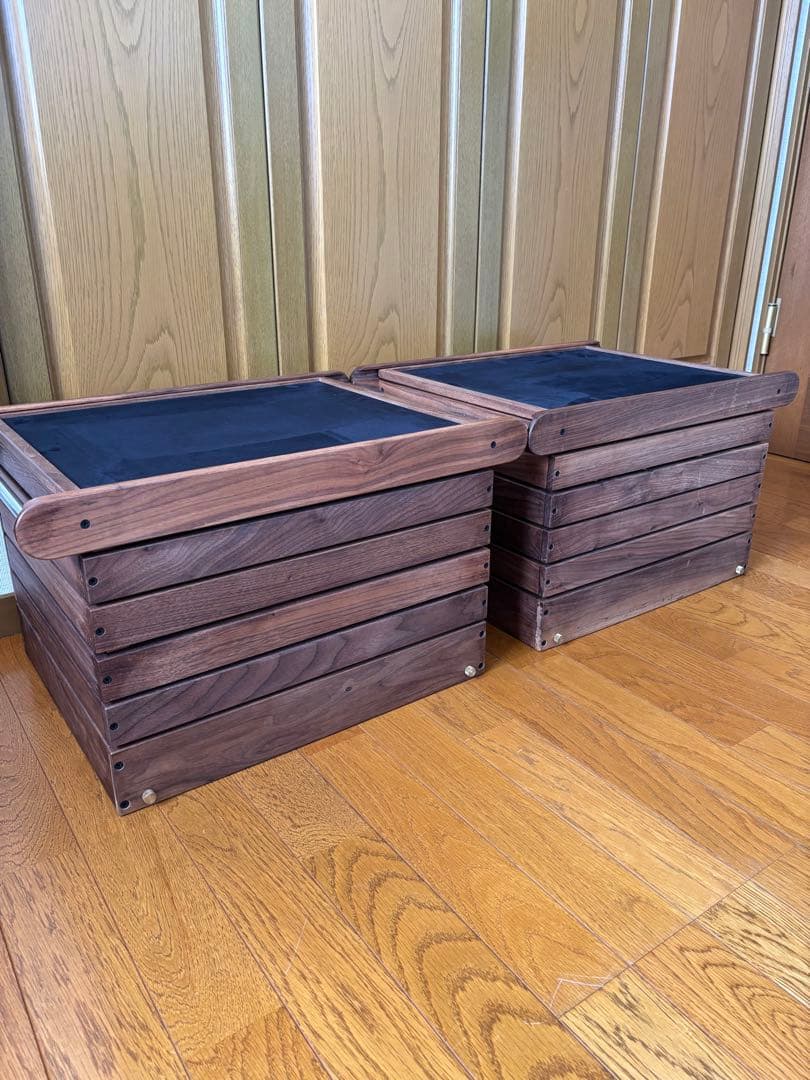 igt ウォルナット シェルフコンテナ　韓国　約36リットル