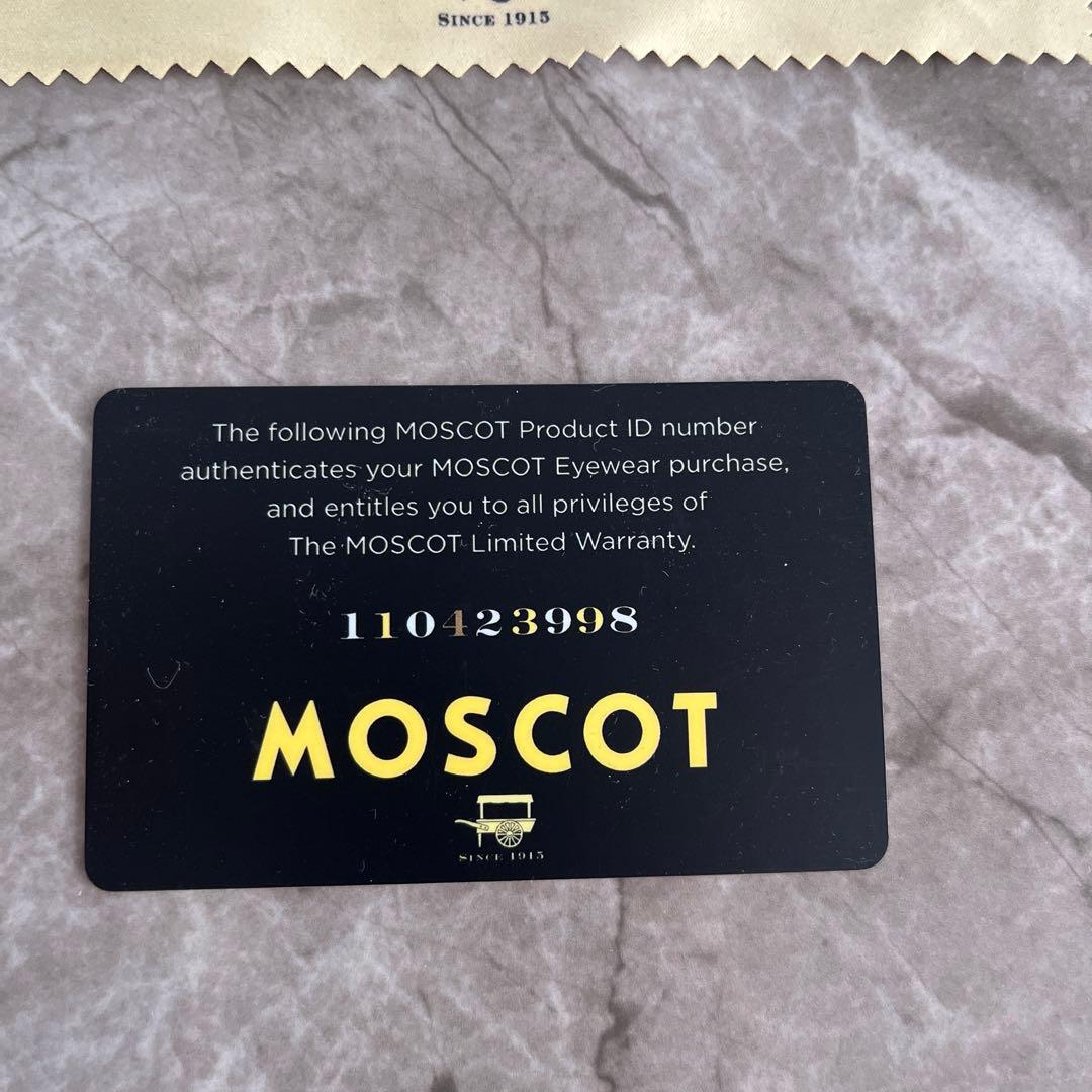 モスコット　MOSCOT レムトッシュ　ブラック　46 ノーズパッド