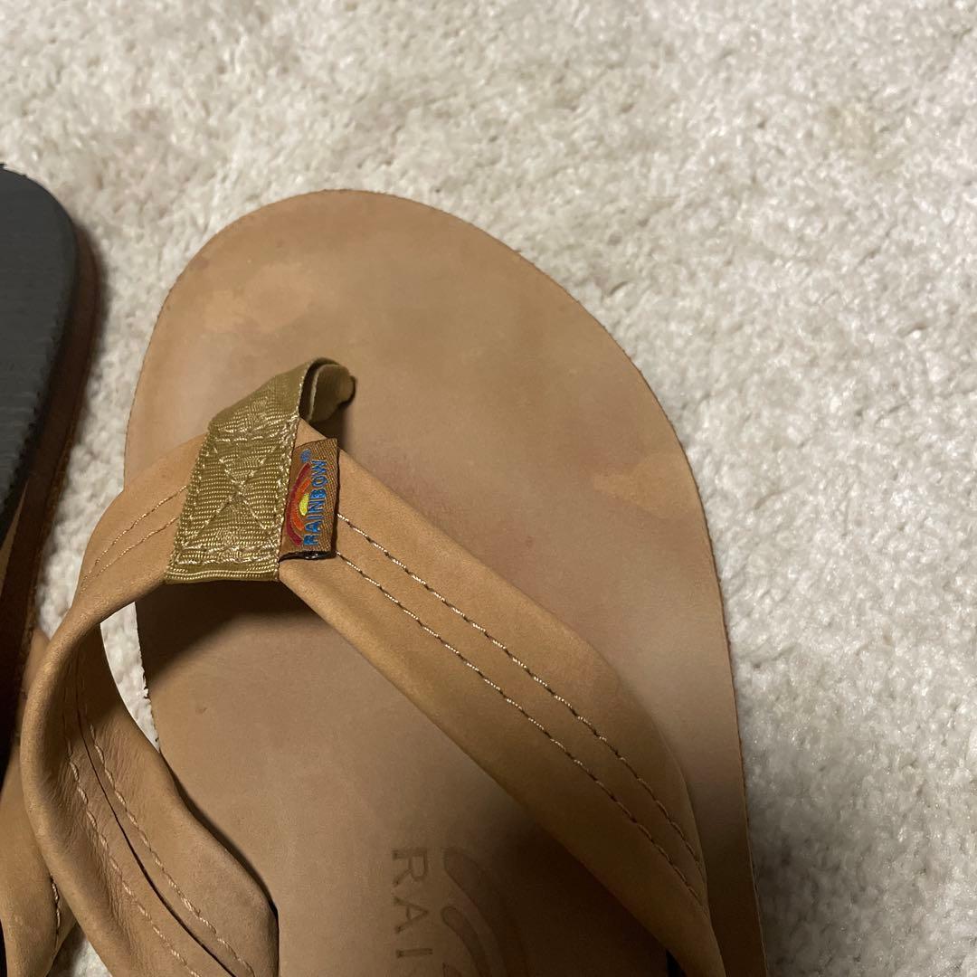 MottyメンズXL Rainbow サンダル　プレミアムシエラブラウン