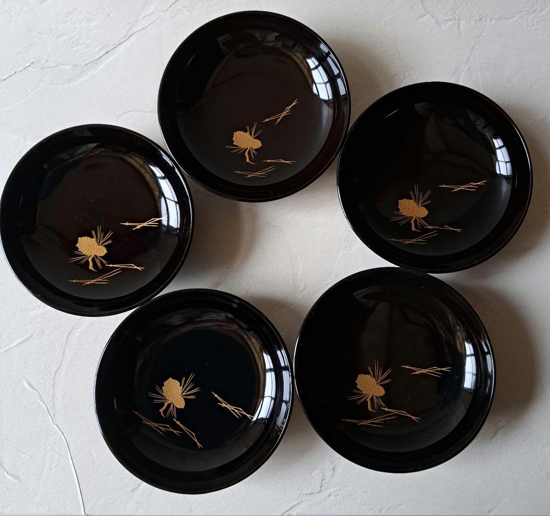 蓋付き 菓子椀 5客 煮物椀　骨董品