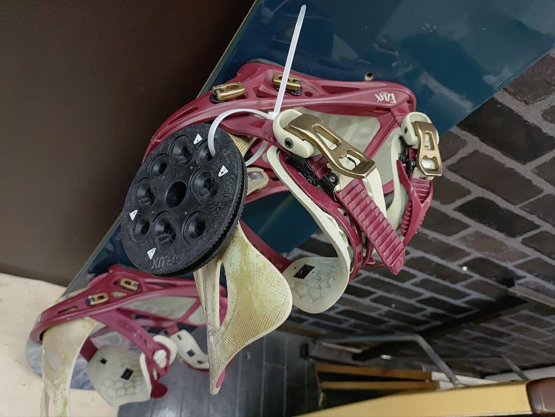 BURTONスノーボード　FLUXビンディング　２点セット　レディース　初心者