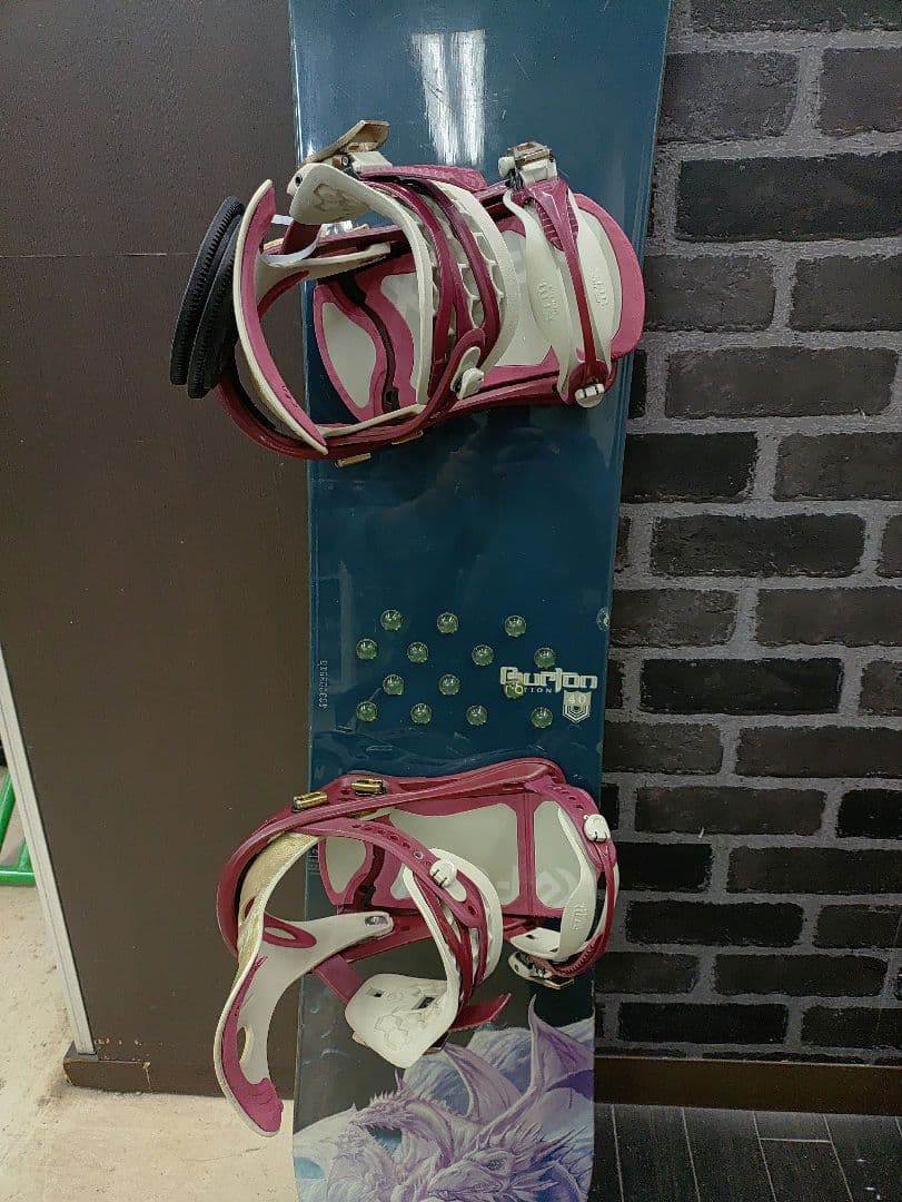 BURTONスノーボード　FLUXビンディング　２点セット　レディース　初心者