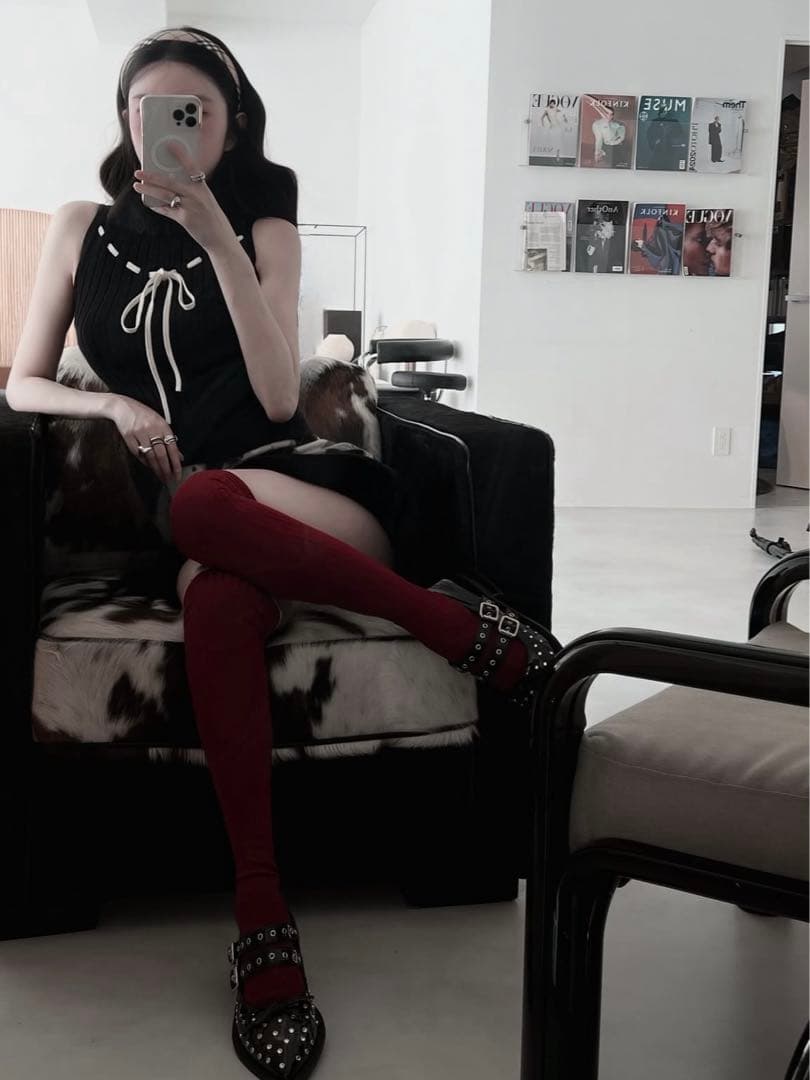 royelma♡Darich♡ダブルベルトフラットシューズ　Lサイズ