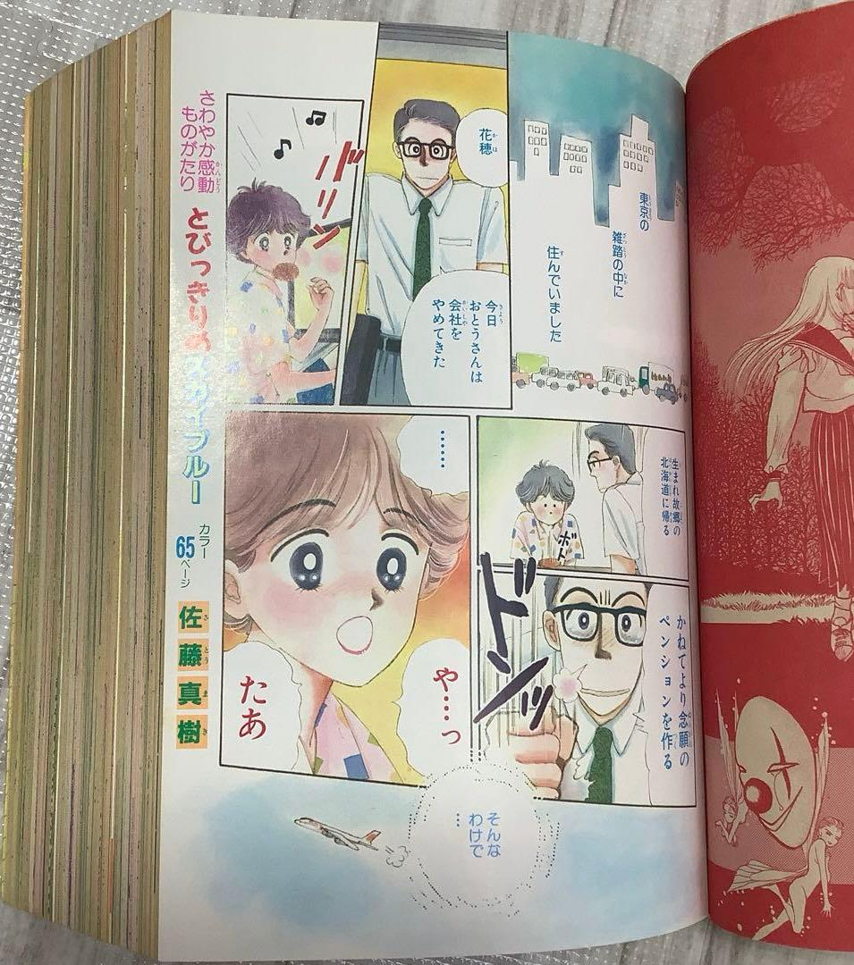 りぼん りぼんびっくり 増刊号 付録 無 吉住渉 小花美穂 水沢めぐみ シール