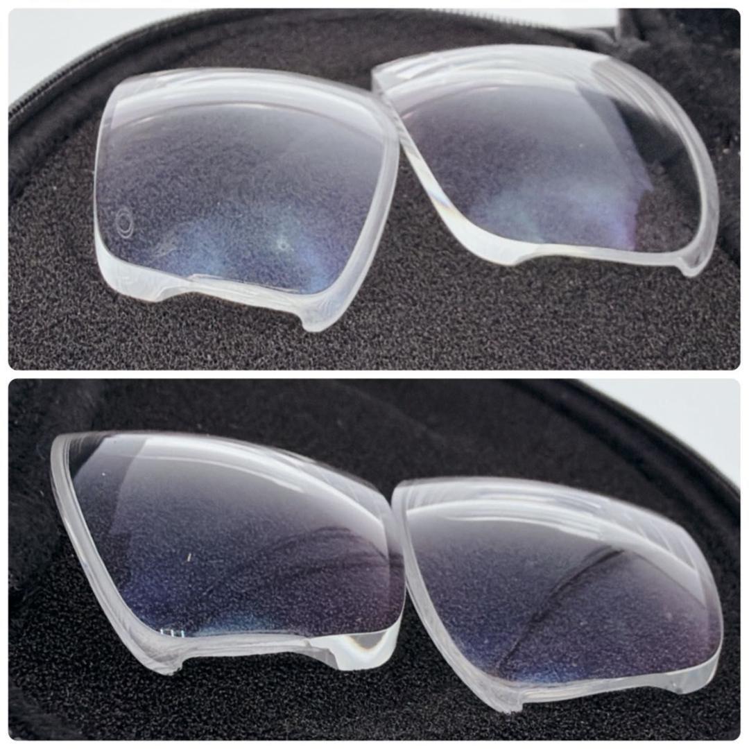 OAKLEY オークリー スポーツサングラス フラックジャケット 度ありレンズ
