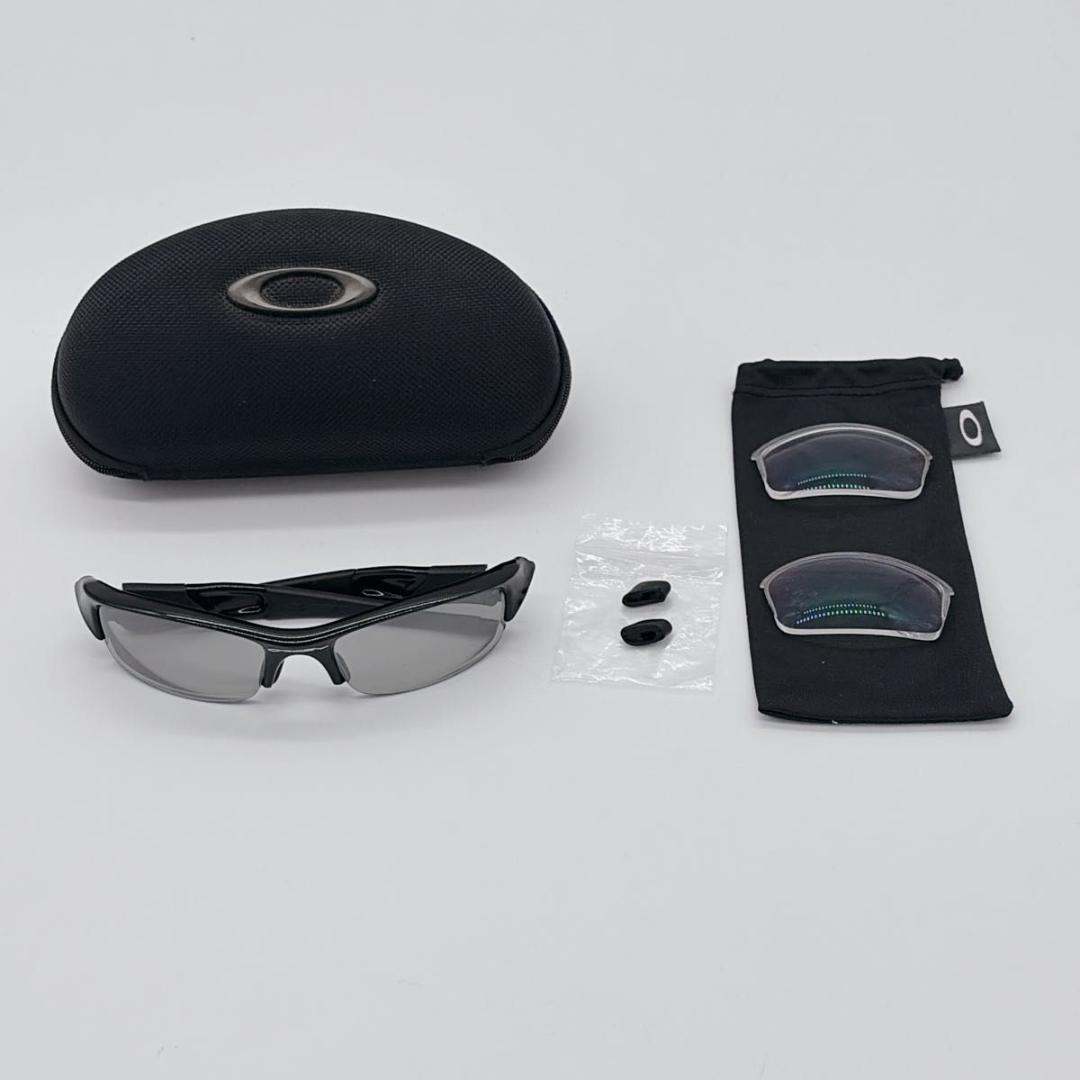 OAKLEY オークリー スポーツサングラス フラックジャケット 度ありレンズ