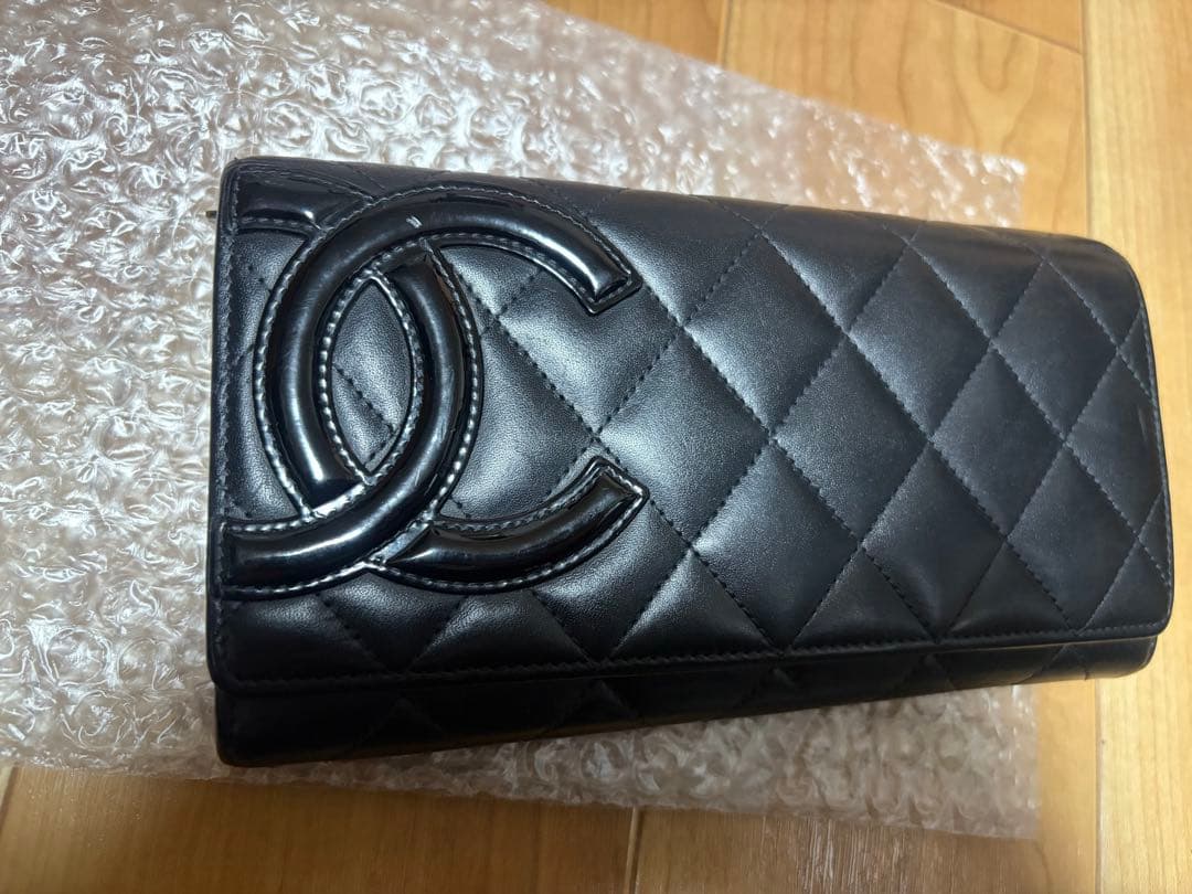 CHANEL 長財布 カンボンライン