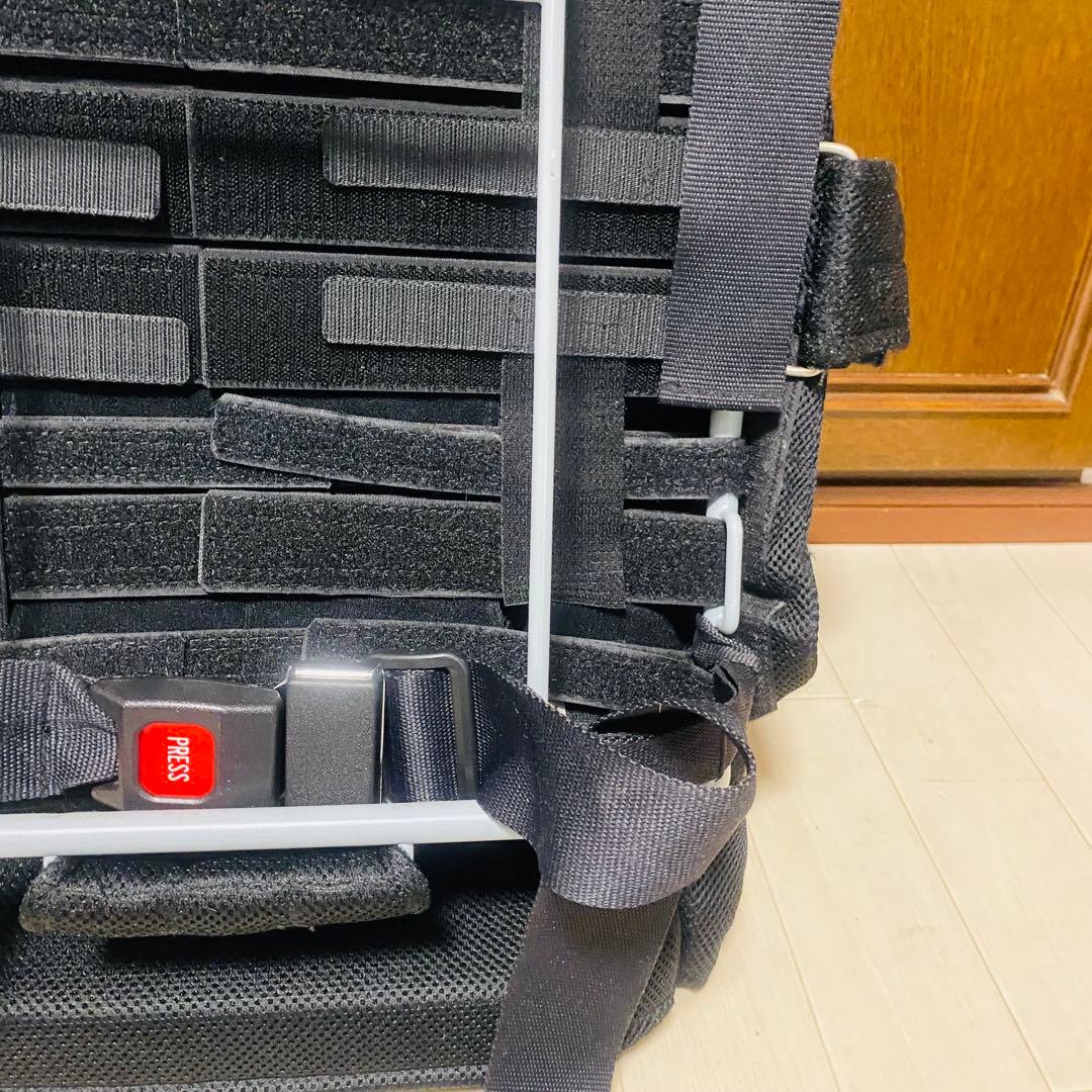 カーシート STD Mサイズ 障がい児 きさく工房 ブラック 車載用姿勢保持具